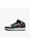 Фото #4 товара Air Jordan 1 Mid Hologram Kadın Spor Ayakkabı Dr9495-001