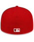 Фото #4 товара Men's Red Los Angeles Angels City Connect Low Profile 59FIFTY Fitted Hat