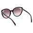 Очки PUCCI EP0182 Sunglasses Shiny Black / Gradient Brown - фото #4