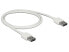 Delock 85193 - 1 m - USB A - USB A - USB 2.0 - Male/Male - White