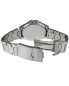 ფოტო #2 პროდუქტის Men 38mm Military Dial Stainless Steel Bracelet watch