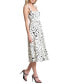 ფოტო #3 პროდუქტის Women's Sleeveless Square-Neck Corset Midi Dress