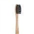 Фото #3 товара Зубная щетка Georganics с деревянной ручкой из бука с активным углем, мягкая