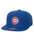 Фото #1 товара Men's Royal Chicago Cubs Cooperstown Collection Evergreen Snapback Hat