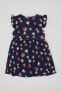 Kız Bebek Desenli Kolsuz Elbise A0136a524sm