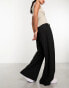 Closet London tailored wide leg trouser in black