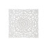 Фото #1 товара Декор настенный белый Мандала Индиец отделка состаренная 90 х 4 х 90 см DKD Home Decor