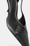 Фото #3 товара Туфли на каблуке ZARA с боковыми ремешками