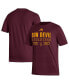 Фото #1 товара Men's Maroon Arizona State Sun Devils Head of Class Fresh T-shirt