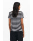 ფოტო #5 პროდუქტის Women's Striped heart T-shirt