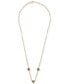 ფოტო #4 პროდუქტის Garnet Heart Cluster 18" Collar Necklace (3/4 ct. t.w.) in 14k Gold-Plated Sterling Silver