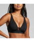 Women's Organic Cotton Plunge Foam Bra