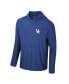 Фото #3 товара Men's Royal Kentucky Wildcats Cloud Jersey Raglan Long Sleeve Hoodie T-shirt