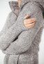 Sublevel Damen Fleece-Mantel: Kuschelige Teddyfleece Kapuzenjacke, Langarm, Warm und Bequem, Freizeitjacke in Schwarz, Rosa, Weiß, Grau