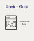 "Xavier Gold" Salt and Pepper Set, 3 3/4"