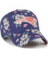 Women's Navy New England Patriots Primrose Clean Up Adjustable Hat