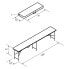 GARDIUN New Koln 180x29x43 cm Folding Bench