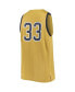 Фото #4 товара Men's #33 Gold Notre Dame Fighting Irish College Replica Basketball Jersey