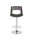 Фото #2 товара Bentwood Wood Bar Stool with Diamond Quilted Finish Curved Seat and Back