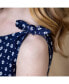 ფოტო #3 პროდუქტის Toddler Girls Sleeveless Bow Shoulder Swing Dress in Linen