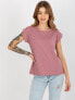 T-shirt-RV-TS-4833.52-ciemny różowy