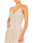 Фото #3 товара Mac Duggal Embellished V Neck Sleeveless Column Gown Women's