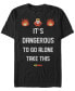 ფოტო #1 პროდუქტის Nintendo Men's Legend of Zelda It's Dangerous To Go Alone Quote Short Sleeve T-Shirt