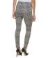 ფოტო #2 პროდუქტის Women's Plaid Stretch Pull-On Pants