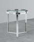 Clear Round End Table