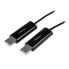 Фото #1 товара StarTech.com KM Switch Cable with File Transfer for Mac and PC - USB 2.0 - 1.8 m - USB - USB - Black - USB Type-A - USB Type-A