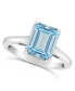 ფოტო #1 პროდუქტის Sky Blue Topaz (4-1/6 ct. t.w.) Ring in Sterling Silver. Also Available in Rose Quartz (3-1/4 ct. t.w.)