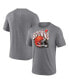 Men's Heathered Gray Cleveland Browns End Around Tri-Blend T-shirt