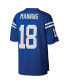 Фото #2 товара Men's Peyton Manning Royal Indianapolis Colts Legacy Replica Jersey