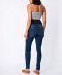 ფოტო #4 პროდუქტის Women's Dark Over Bump Super-Skinny Maternity Jeans