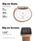 ფოტო #2 პროდუქტის Air 4 Unisex Rose Gold-Tone Mesh Bracelet Smartwatch 41mm