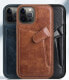 Фото #4 товара Nillkin Nillkin Aoge Leather Case elastyczne pancerne etui z prawdziwej skóry z kieszonką iPhone 12 mini brązowy