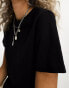 Фото #3 товара Weekday Essence standard t-shirt in black