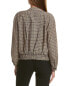 Фото #2 товара Vince Camuto Oversized Bomber Jacket Women's Brown Xxs