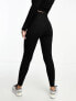 Фото #4 товара ASOS 4505 Icon seamless rib gym legging in black