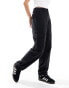 Tommy Jeans Harper high rise cargo trousers in black