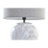 Фото #4 товара Настольная лампа DKD Home Decor Полотно Керамика Серый Белый (38 x 38 x 58 cm)