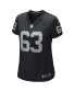 Women's Gene Upshaw Black Las Vegas Raiders Game Retired Player Jersey