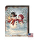 by Dona Gelsinger Snow Much in Love Wooden Block