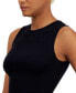 ფოტო #3 პროდუქტის Juniors' Seamless Crewneck Ribbed Tank