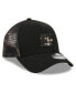 Фото #2 товара Men's Black NASCAR Camo 9FORTY A-Frame Trucker Adjustable Hat