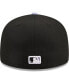 ფოტო #5 პროდუქტის Men's Black Chicago White Sox Side Patch 59FIFTY Fitted Hat