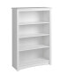 31.5" 4-Shelf Composite Wood Home Office Standard Bookcase