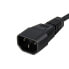 Фото #3 товара 1m (3ft) Power Extension Cord - C14 to C13 - 10A 125V - 18AWG - Computer Power Cord Extension - IEC-320-C14 to IEC-320-C13 AC Power Cable Extension for Power Supply - UL Listed - 1 m - C14 coupler - C13 coupler - SVT - 250 V - 5 A