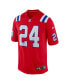 Фото #3 товара Men's Ty Law Red New England Patriots Retired Player Alternate Game Jersey