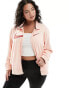 Nike Running Swoosh Run Plus Dri-FIT zip through fleece jacket in pink Розовый, 2X - 2XL - фото #3